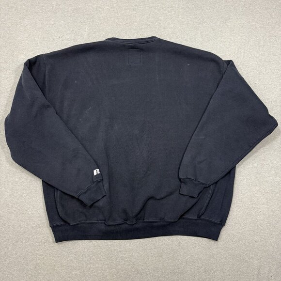Vintage Russell Athletic Black Blank Sweatshirt Dri-Power Men’s XXL 90s Y2K - Picture 4 of 5
